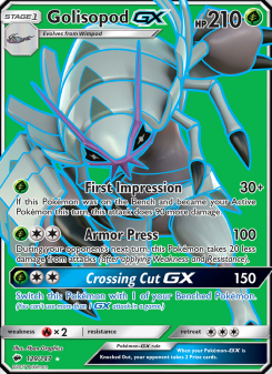 Golisopod GX - pokemon TCG Card