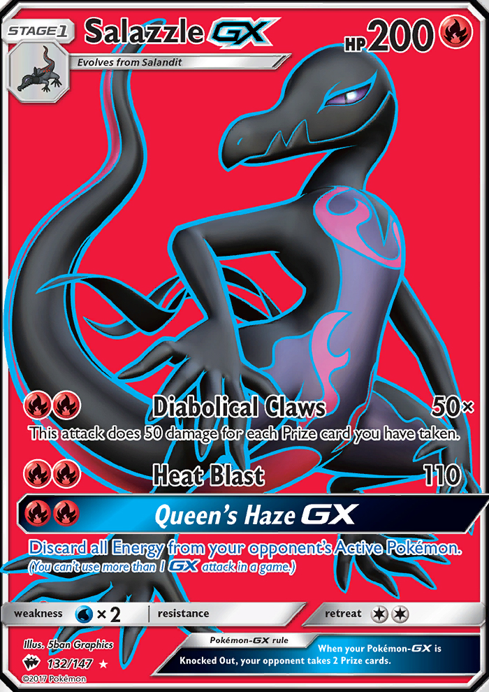 Salazzle GX - Pokémon TCG Card