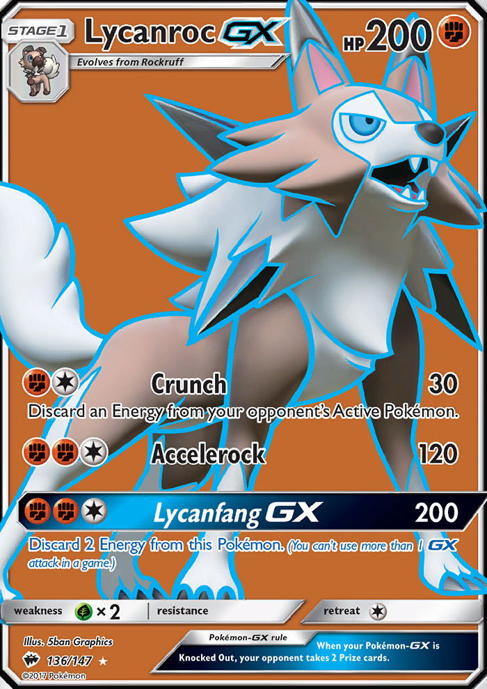 Lycanroc GX - Pokémon TCG Card