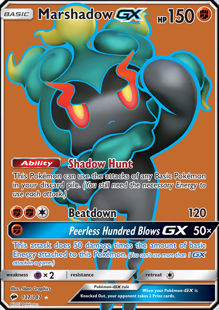 Marshadow GX - Pokémon TCG Card