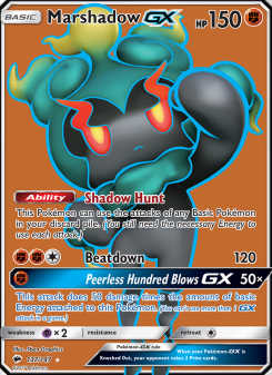 Marshadow GX - pokemon TCG Card