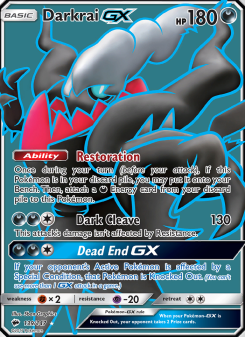 Darkrai GX - pokemon TCG Card
