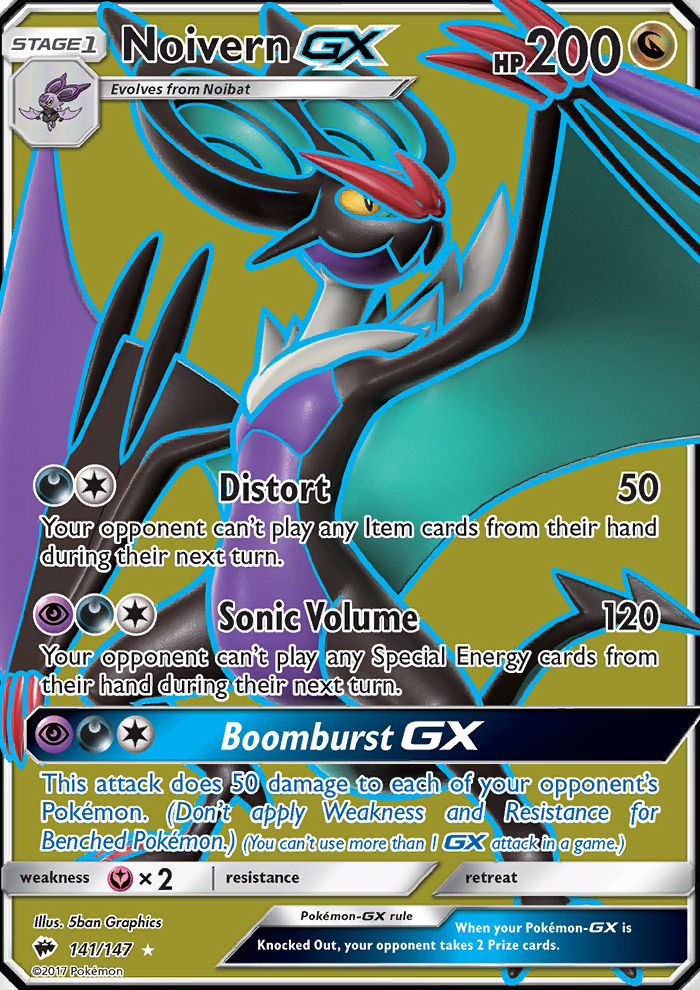 Noivern GX - Pokémon TCG Card
