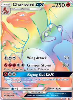 Charizard GX - pokemon TCG Card