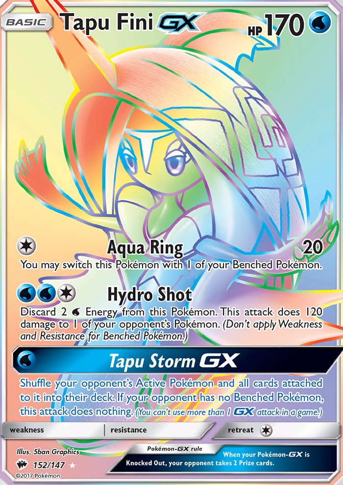 Tapu Fini GX - Pokémon TCG Card