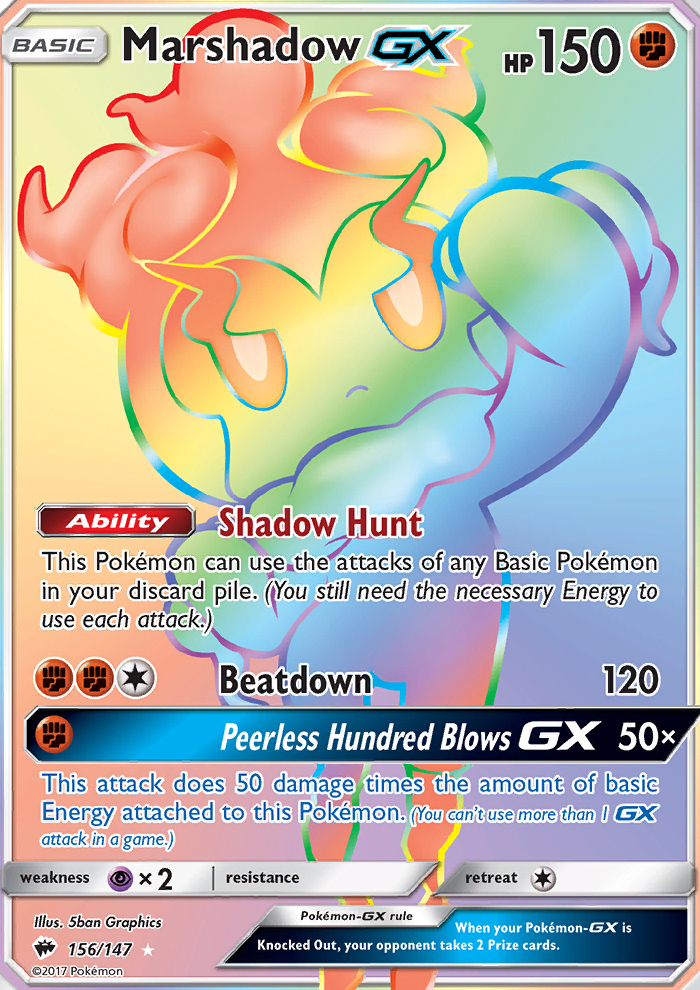 Marshadow GX - Pokémon TCG Card