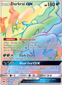 Darkrai GX - pokemon TCG Card