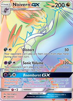 Noivern GX - pokemon TCG Card