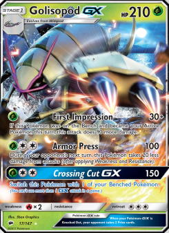 Golisopod GX - pokemon TCG Card