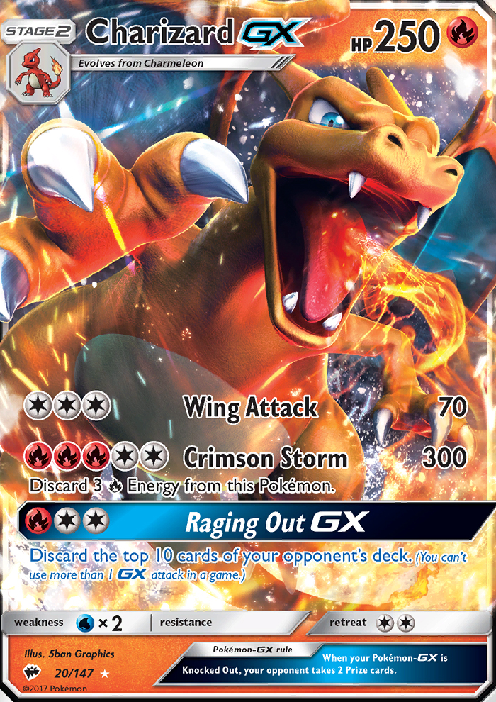 Charizard GX - Pokémon TCG Card