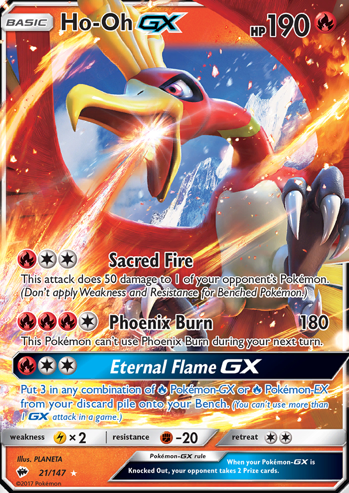 Ho-Oh GX - Pokémon TCG Card