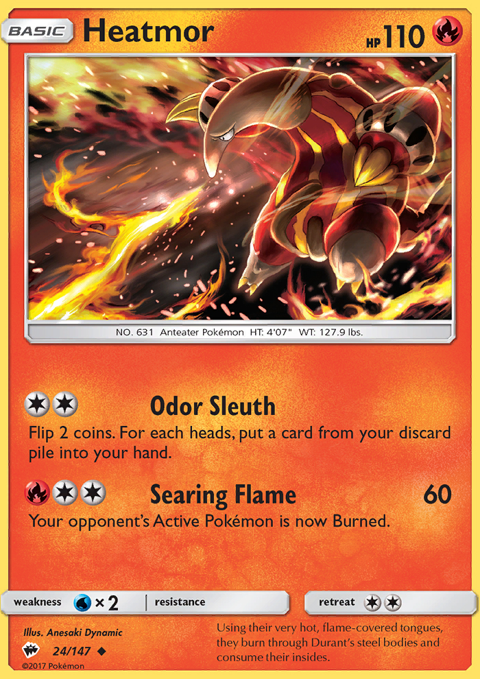 Heatmor - Pokémon TCG Card