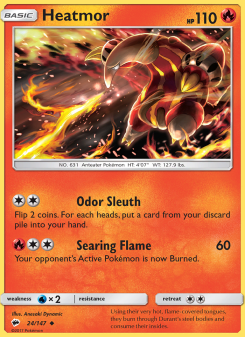 Heatmor - pokemon TCG Card