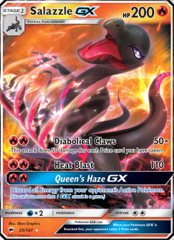 Salazzle GX - pokemon TCG Card