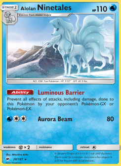 Alolan Ninetales - pokemon TCG Card