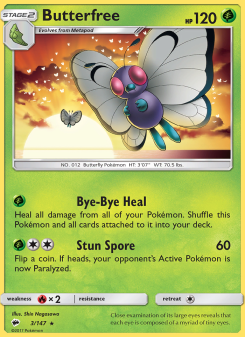 Butterfree - pokemon TCG Card
