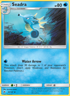 Seadra - pokemon TCG Card