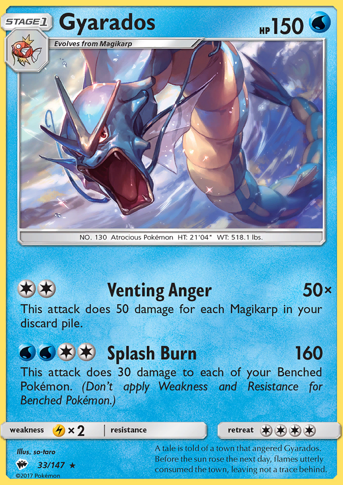 Gyarados - Pokémon TCG Card