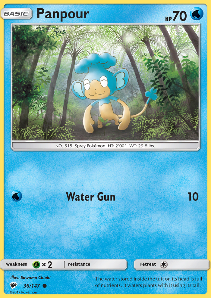 Panpour - Pokémon TCG Card