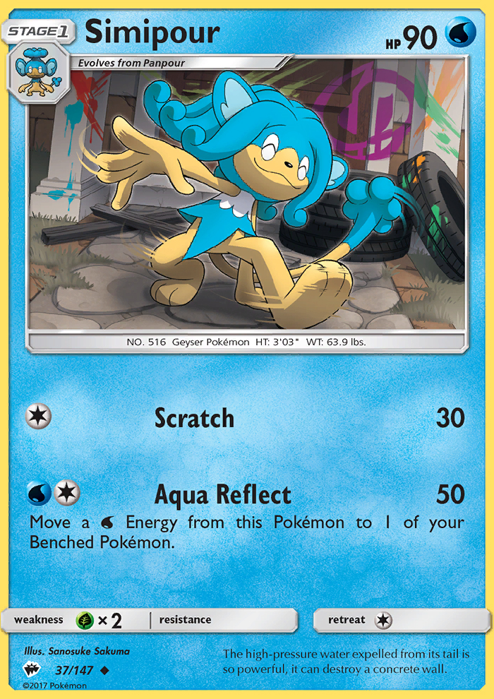 Simipour - Pokémon TCG Card