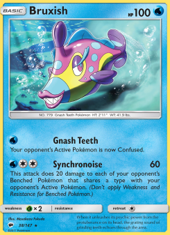Bruxish - pokemon TCG Card