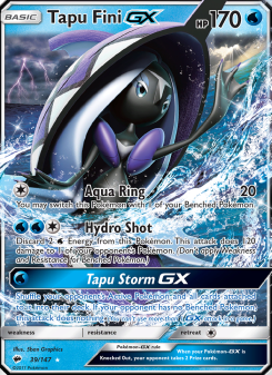 Tapu Fini GX - pokemon TCG Card