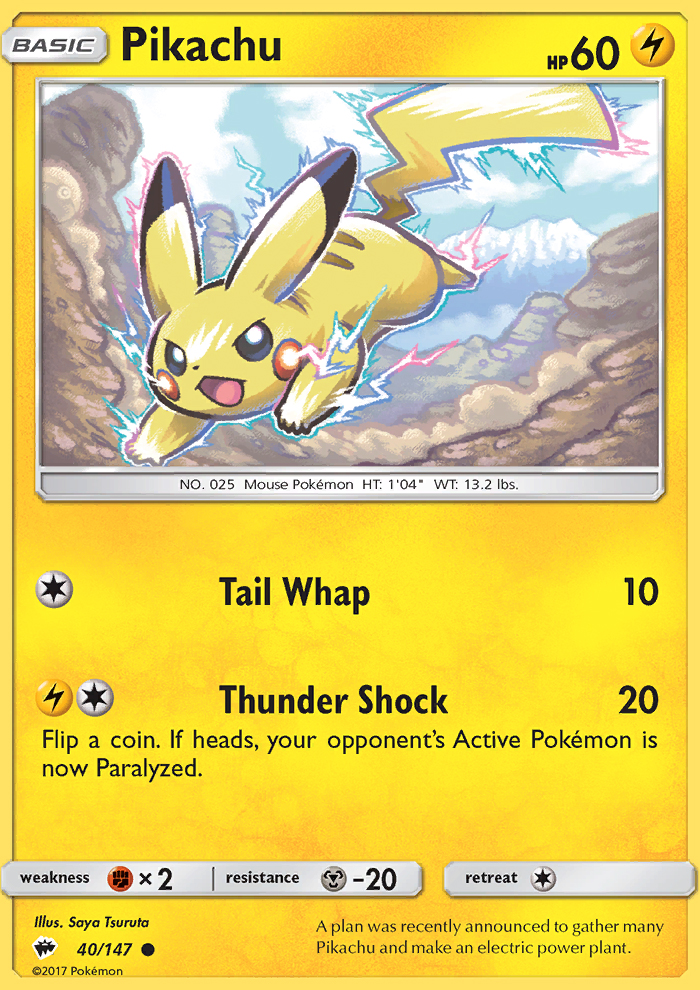 Pikachu - Pokémon TCG Card