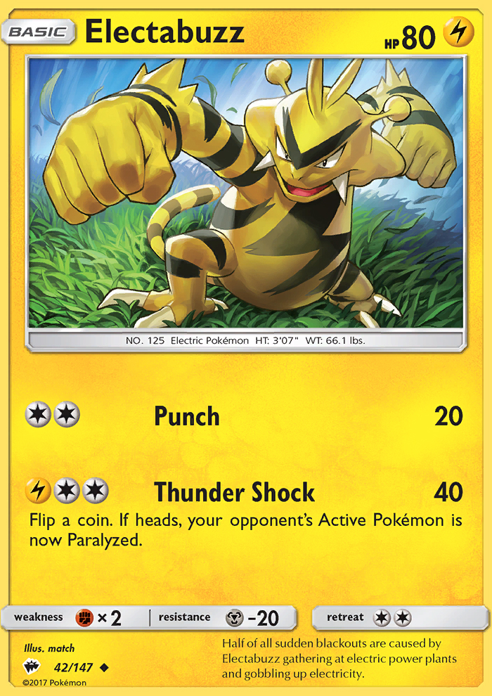 Electabuzz - Pokémon TCG Card