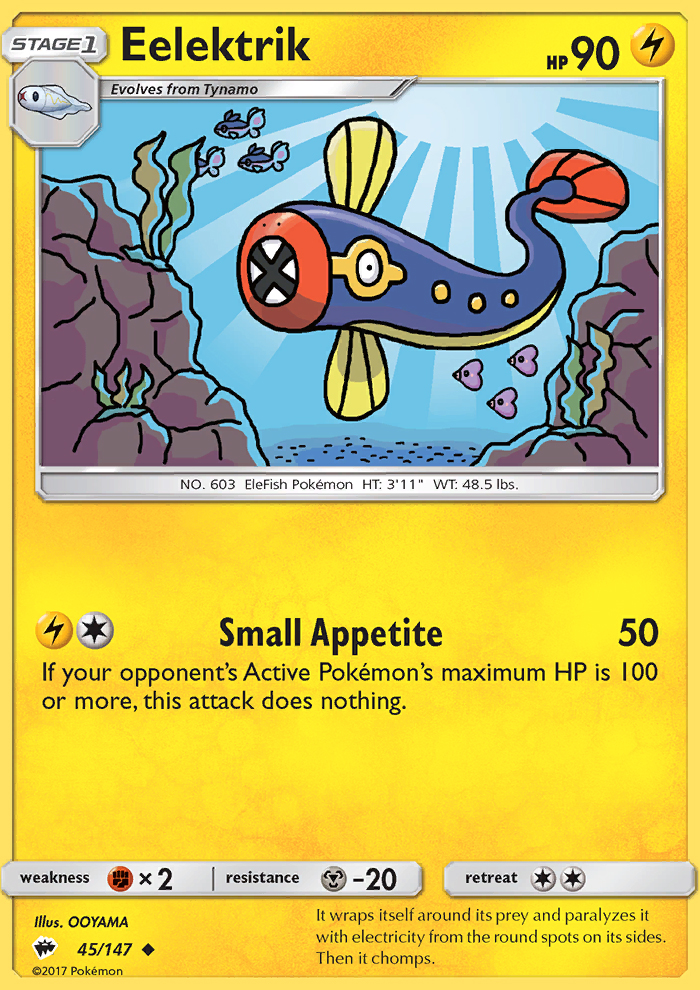 Eelektrik - Pokémon TCG Card