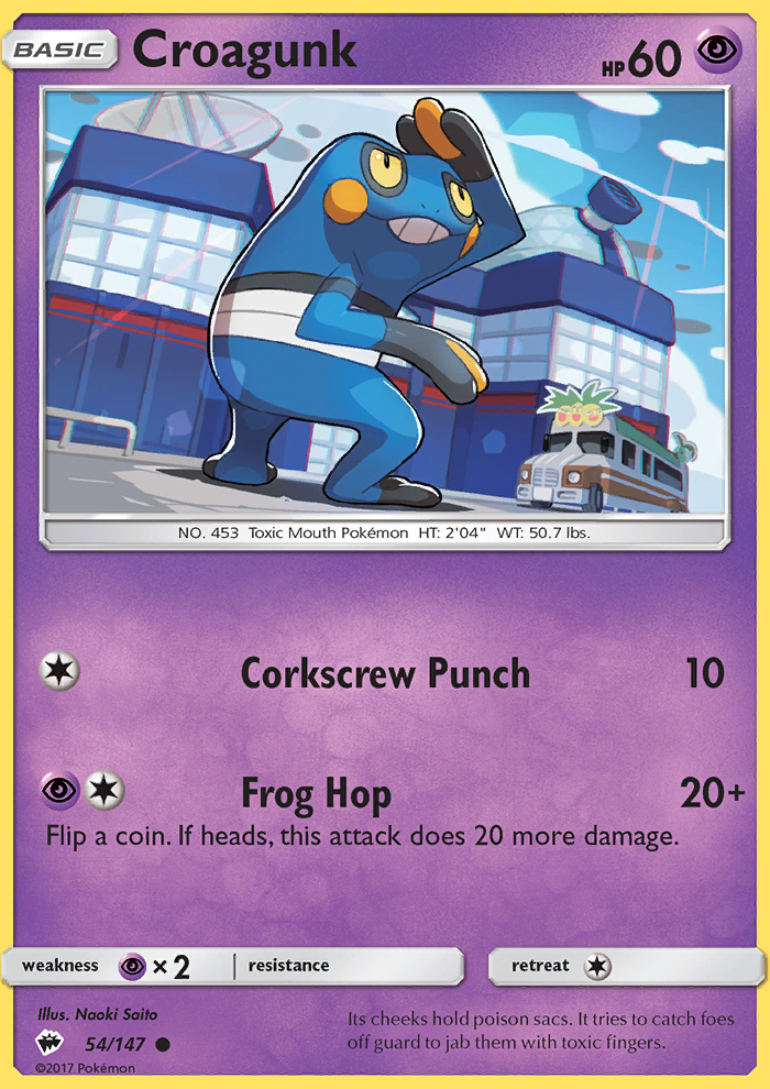 Croagunk - Pokémon TCG Card