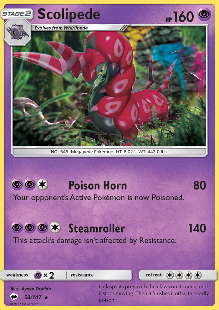 Scolipede - Pokémon TCG Card