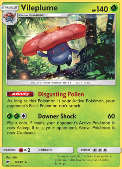 Vileplume - pokemon TCG Card