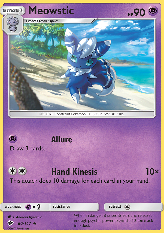 Meowstic - Pokémon TCG Card