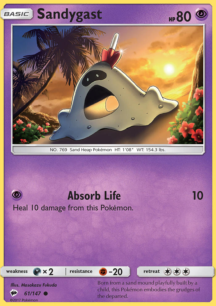 Sandygast - Pokémon TCG Card