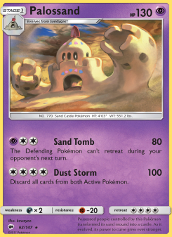 Palossand - pokemon TCG Card