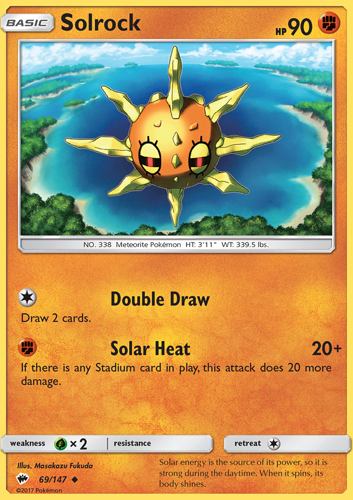 Solrock - Pokémon TCG Card