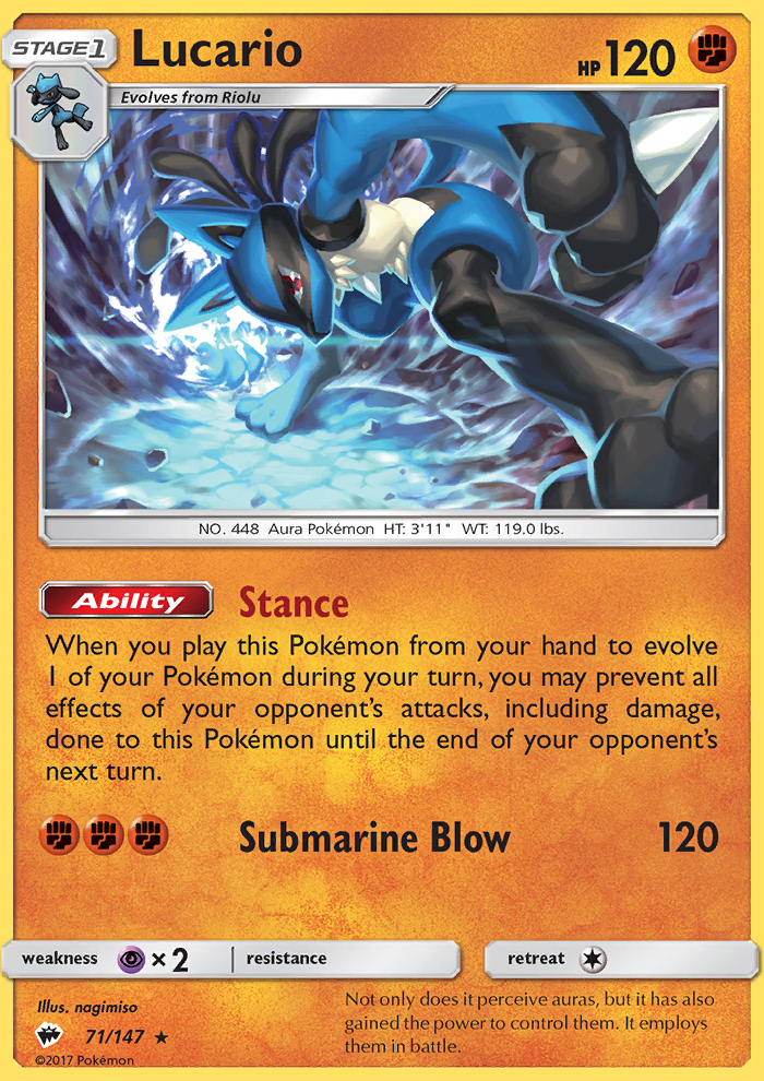 Lucario - Pokémon TCG Card