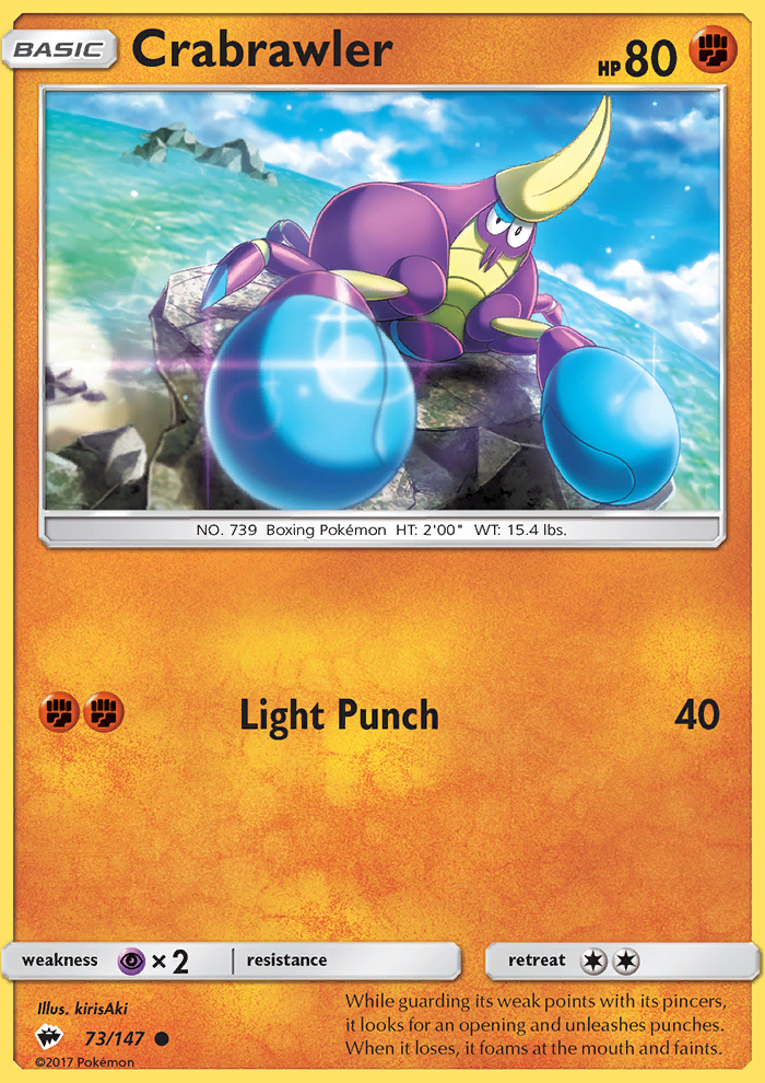 Crabrawler - Pokémon TCG Card