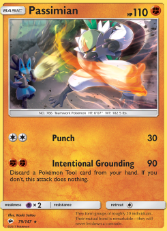 Passimian - pokemon TCG Card