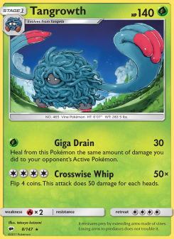Tangrowth - pokemon TCG Card