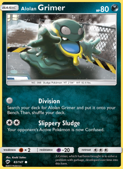 Alolan Grimer - pokemon TCG Card