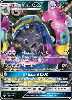 Alolan Muk GX - pokemon TCG Card