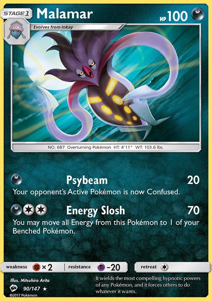 Malamar - Pokémon TCG Card