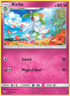 Kirlia - pokemon TCG Card