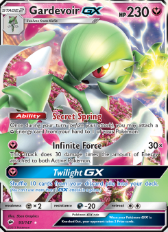 Gardevoir GX - pokemon TCG Card
