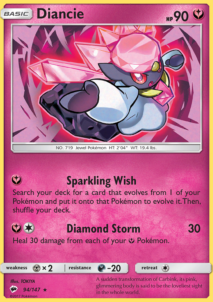 Diancie - Pokémon TCG Card