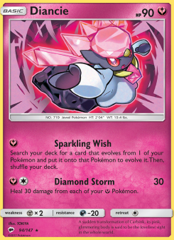 Diancie - pokemon TCG Card