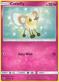 Cutiefly - pokemon TCG Card