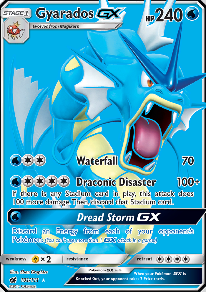 Gyarados GX - Pokémon TCG Card