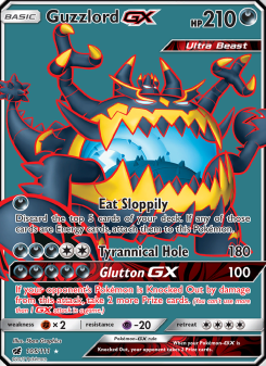 Guzzlord GX - pokemon TCG Card